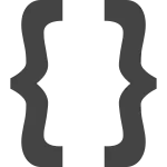 Curly Brackets SVG Icon